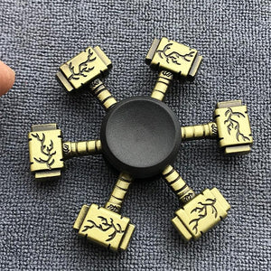 Fidget Spinner Brass Color Zinc Alloy Metal Hand Spinner