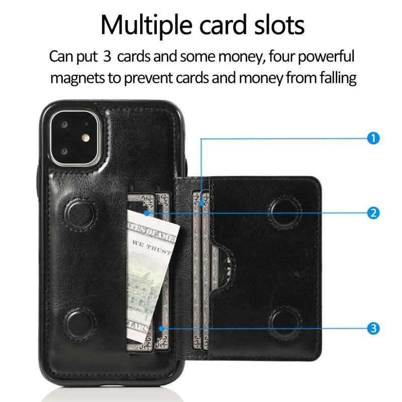 Flip Leather Phone Case Cover