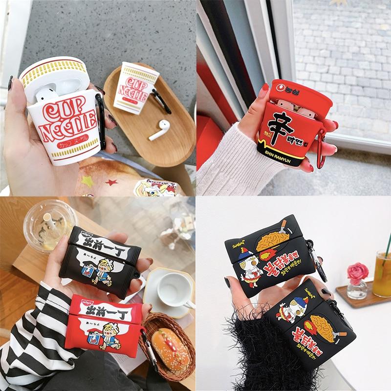 For AirPod pro 2 1 Case Cute 3D Cup Noodles Cartoon Soft Silicone Wir –  Factory Direct Wholesale Phone Accessories