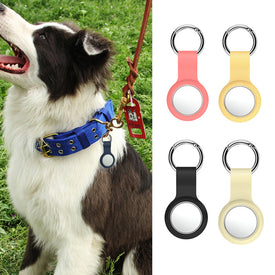 For Apple Airtags Silicone Protective Sleeve Silicone Carry Anti-lost Device Keychain Case Skin Cover Household Control Covers