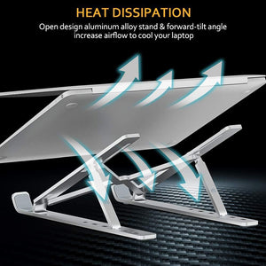 Laptop Stand for MacBook Pro Notebook Stand Foldable Aluminium Alloy Tablet Stand Bracket Laptop Holder for Notebook