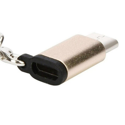 Image of Aluminium Alloy Micro USB To Type C Adapter For Phone Tablet