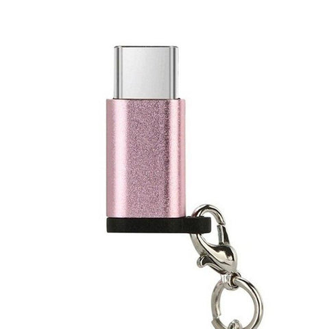 Image of Aluminium Alloy Micro USB To Type C Adapter For Phone Tablet