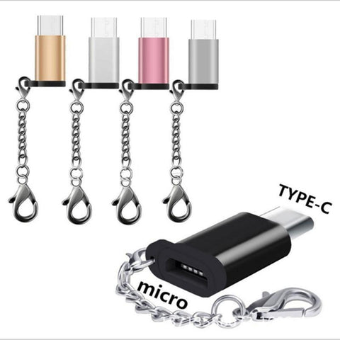 Image of Aluminium Alloy Micro USB To Type C Adapter For Phone Tablet