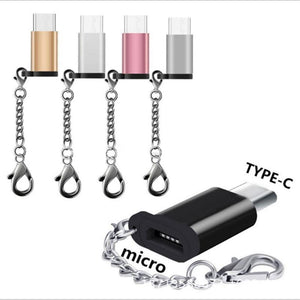 Aluminium Alloy Micro USB To Type C Adapter For Phone Tablet