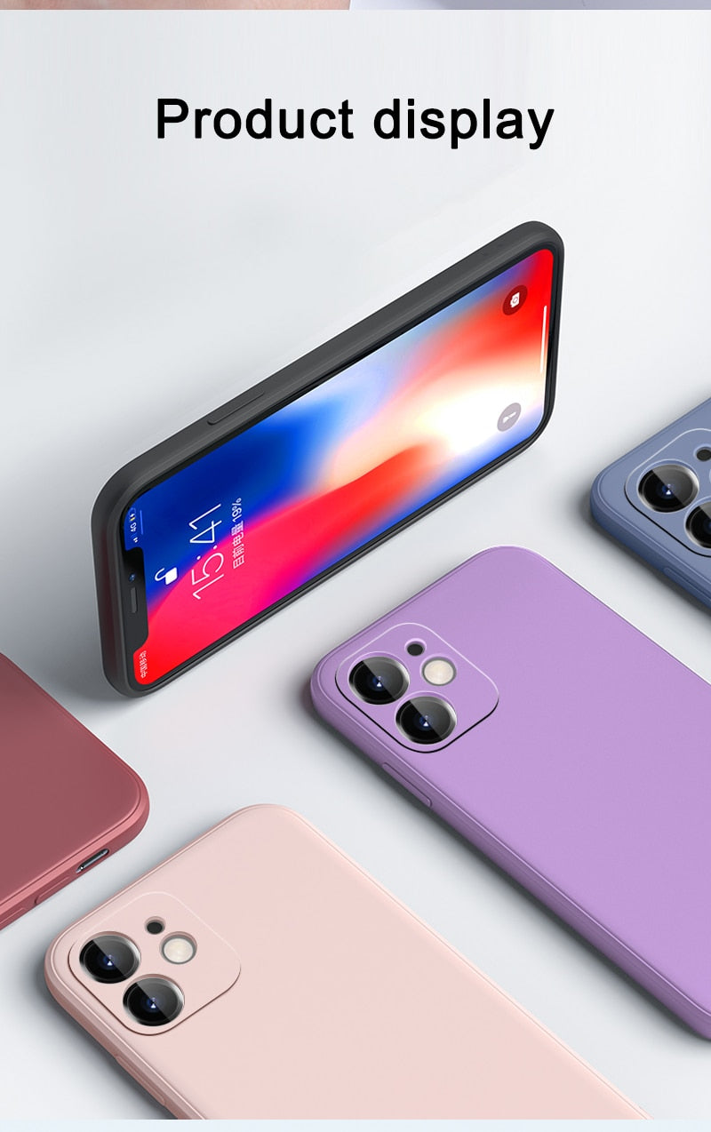 Original Official Silicone Case For iPhone 13 pro max mini 12 11 Pro X XR XS 8 7 Case