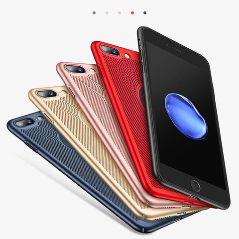 Image of Slim hard PC Dotted Matte Case Cover for iPhone Samsung models