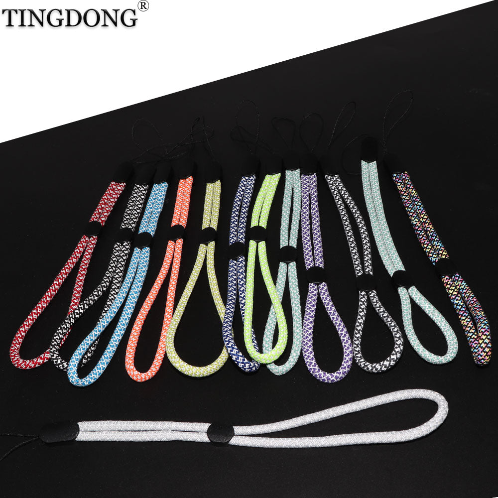 Hot Mobile Phone Straps USB Key Short Lanyard Adjustable Walkie Talkie Hand Strap Wrist Rope Audio Anti-lost Lanyard
