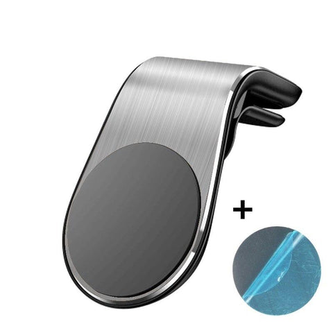 Image of L-Type Car Air Vent Mobile Holder for Phones in Car