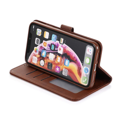 Image of Leather Flip Phone cover for iPhones Samsung phone models