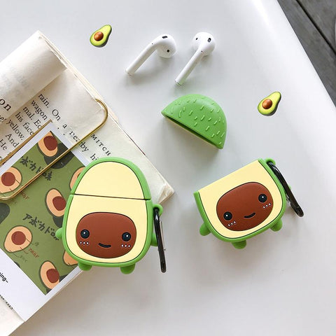 Image of Lovely Avocado Fruit Earphone Case For Apple Air pods I II pro