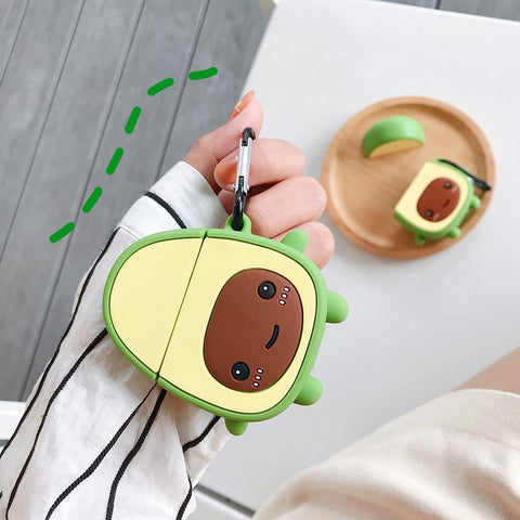 Image of Lovely Avocado Fruit Earphone Case For Apple Air pods I II pro