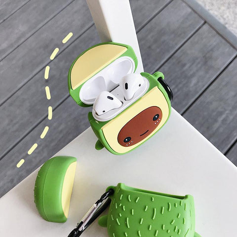 Image of Lovely Avocado Fruit Earphone Case For Apple Air pods I II pro