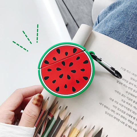 Image of Lovely Avocado Fruit Earphone Case For Apple Air pods I II pro