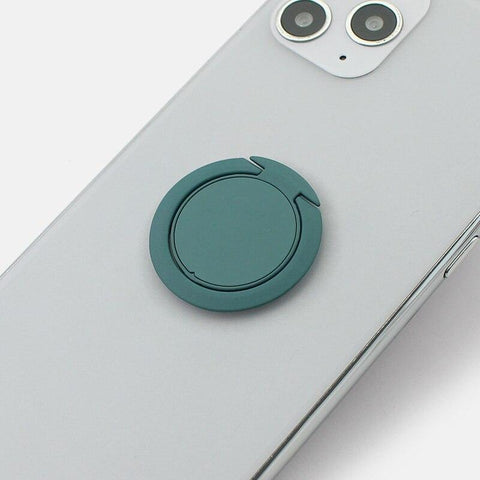 Image of Metal 360 Degree Spin Phone Ring Holder with retail packaging
