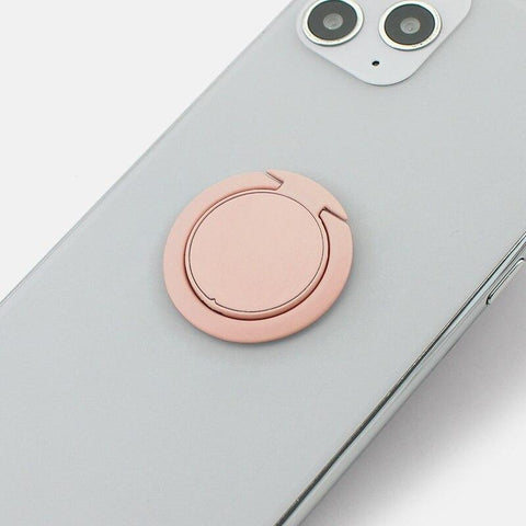 Image of Metal 360 Degree Spin Phone Ring Holder with retail packaging