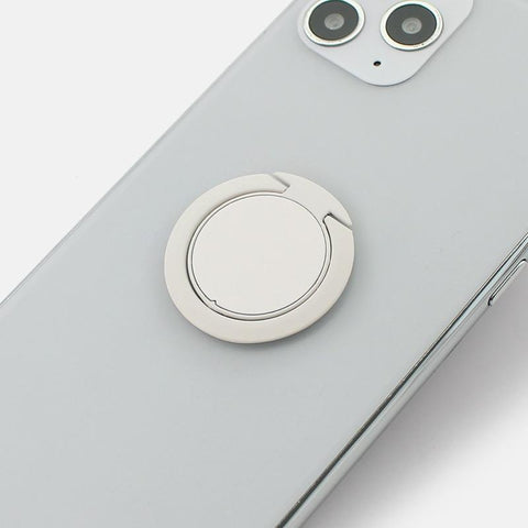 Image of Metal 360 Degree Spin Phone Ring Holder with retail packaging