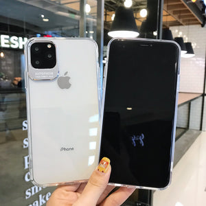 Metal Lens Protection Phone Cover For iPhone