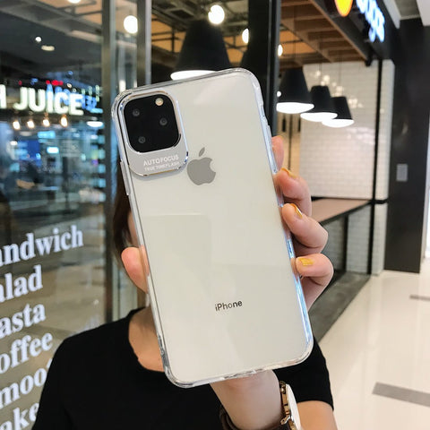 Image of Metal Lens Protection Phone Cover For iPhone