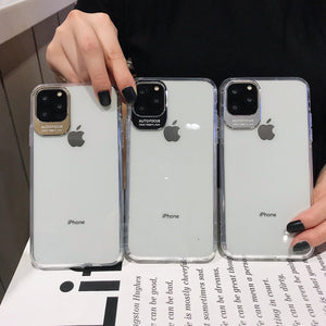Metal Lens Protection Phone Cover For iPhone