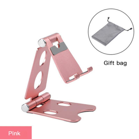 Image of Adjustable Metal Desktop Stand Holder Foldable Extend  for Smart Phones and tablets