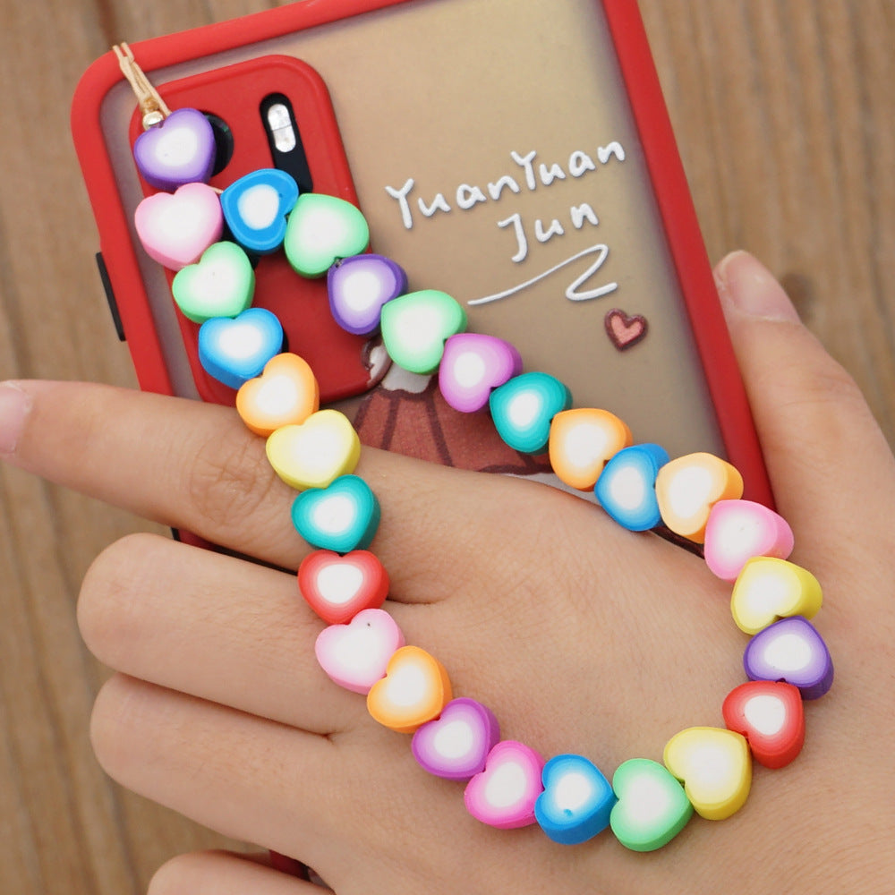 New Summer Colorful Mobile Phone Chain Lanyards for Women Girls