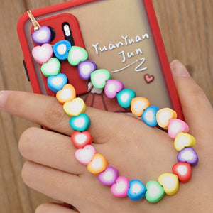 New Summer Colorful Mobile Phone Chain Lanyards for Women Girls