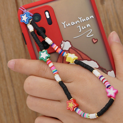 Image of New Summer Colorful Mobile Phone Chain Lanyards for Women Girls