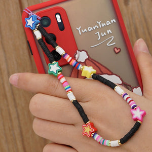 New Summer Colorful Mobile Phone Chain Lanyards for Women Girls