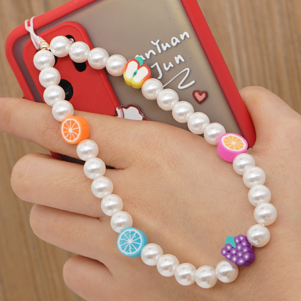 New Summer Colorful Mobile Phone Chain Lanyards for Women Girls
