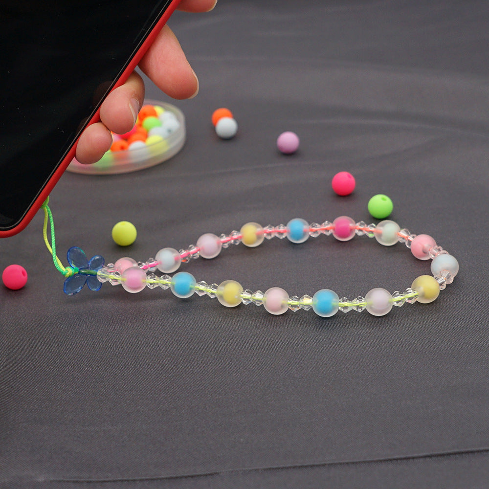 New Summer Colorful Mobile Phone Chain Lanyards for Women Girls