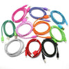 3ft Fabric Braided Rugged USB Charger Cable for iPhone Android Micro Type C