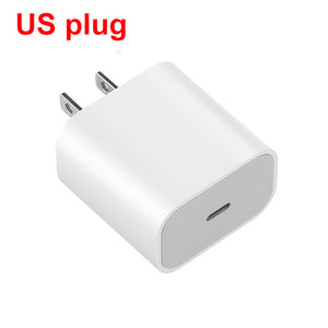 20W PD USB C PD phone chargers for iphones android phones and tablets
