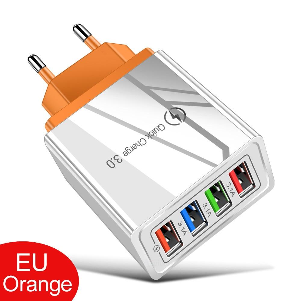 4ports wall charger Quick Charging For all mobile phones