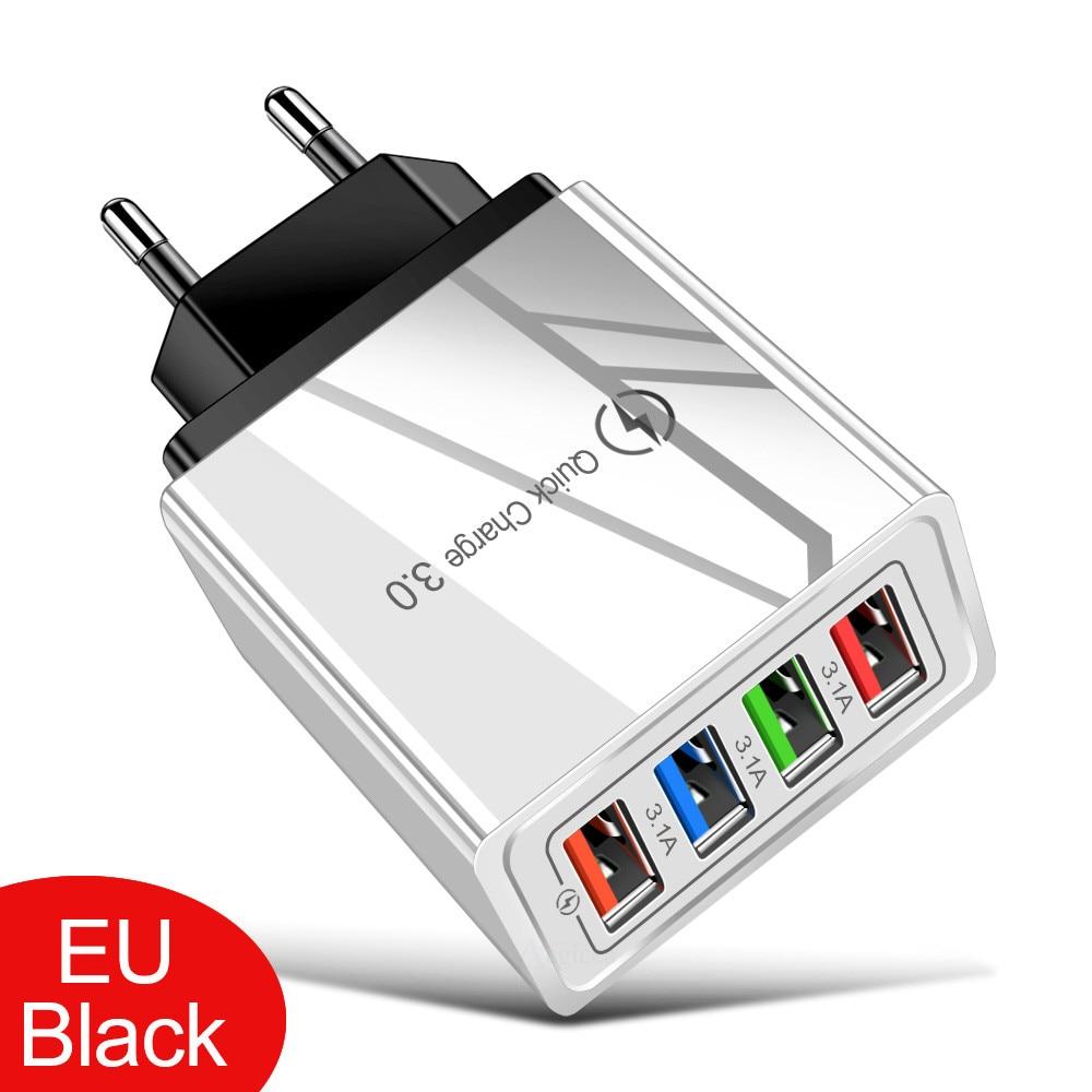 4ports wall charger Quick Charging For all mobile phones