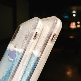 Quicksand Liquid Whale Phone Case for iPhone