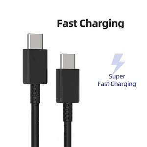 25w Surper Fast Charge PD Cable for Samsung S22 S21 S20 Plus Type C To Type C