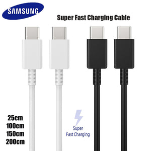 25w Surper Fast Charge PD Cable for Samsung S22 S21 S20 Plus Type C To Type C