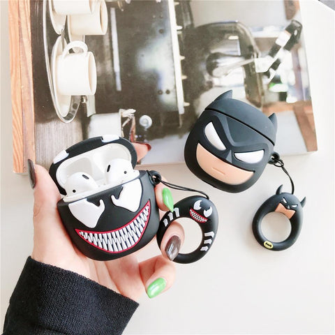 Image of Super Heroes design airpod case for Wireless Earphone Airpods1234pro