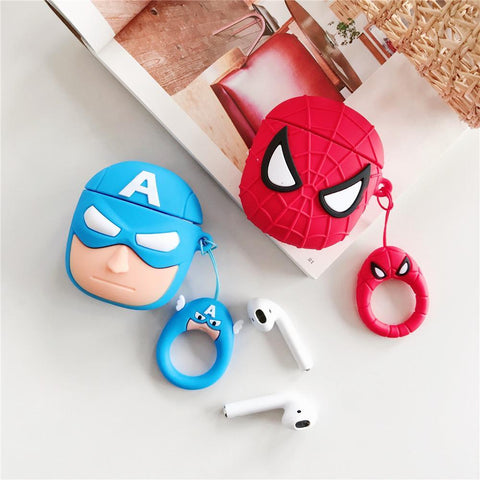 Image of Super Heroes design airpod case for Wireless Earphone Airpods1234pro