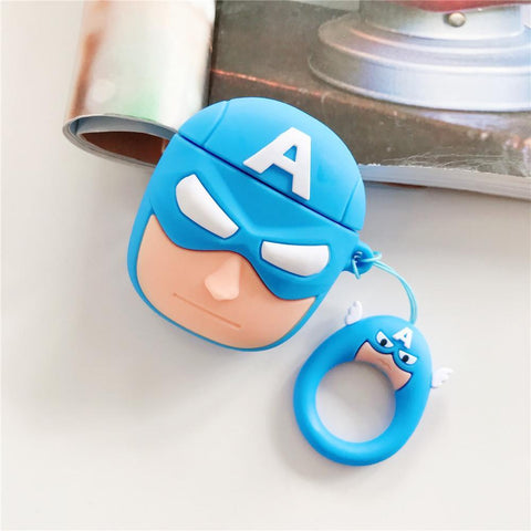 Image of Super Heroes design airpod case for Wireless Earphone Airpods1234pro