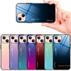 Gradient colors glass case for iphone 12 pro max 13 11 x 87