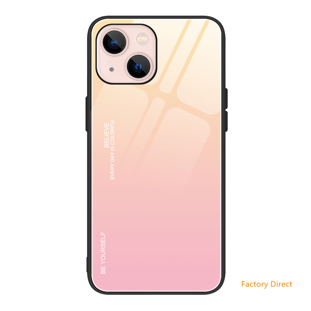 Gradient colors back cover for iPhone 13 12 11 x 87 models