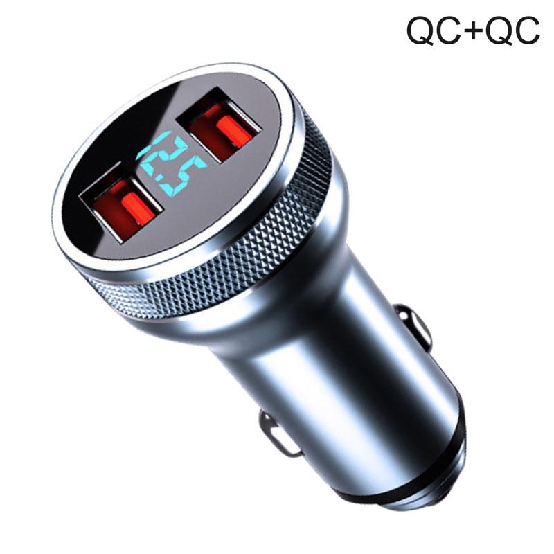 USB Car Charger 36W Quick Charge 3.0 Fast Charging Auto Type C QC PD 3.0 Mobile Phone Charge