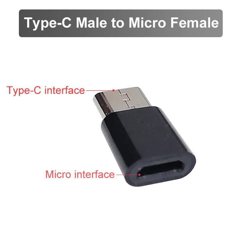 USB To Type C OTG Adapter USB USB-C Male To Micro USB Type-c Female Converter USBC OTG Connector