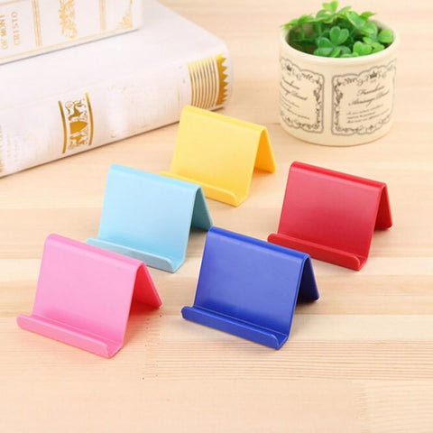 Image of Simple Universal Candy Mobile Phone Holder Portable Mini Desktop Stand