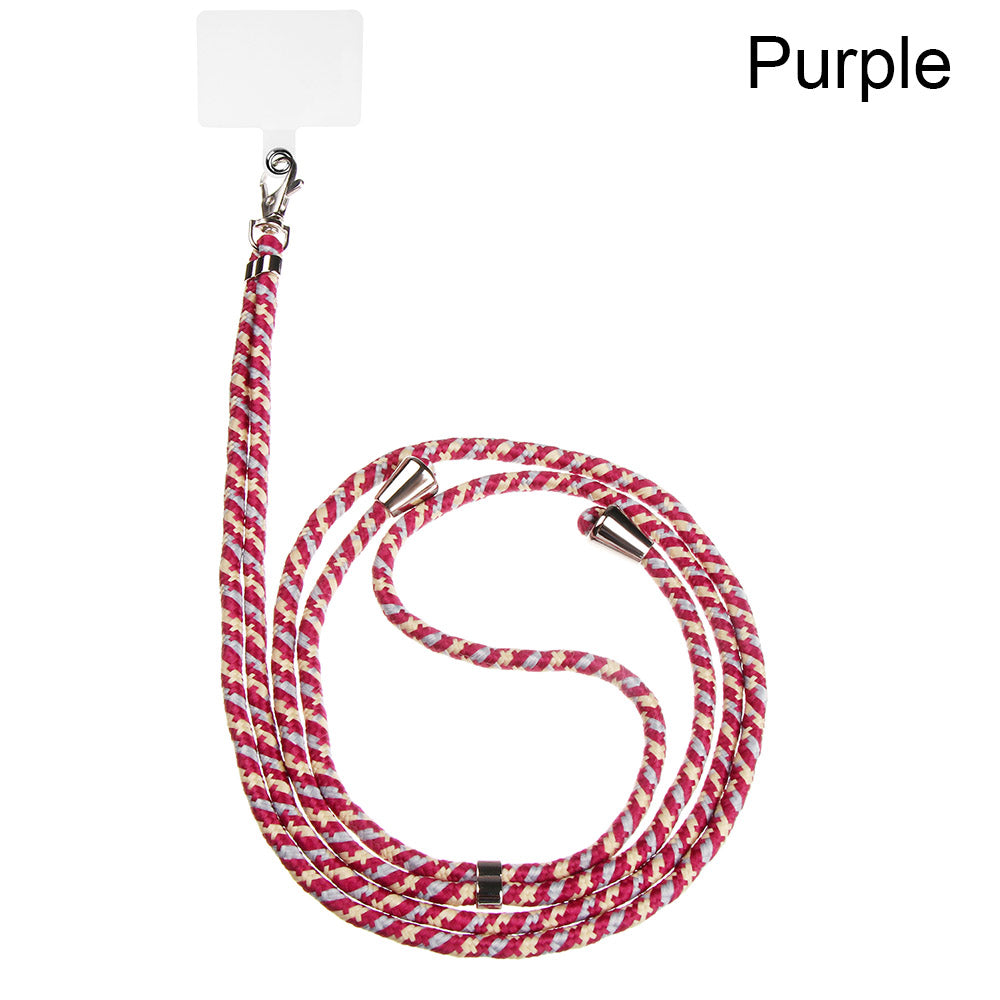 Universal Cell Phone Lanyards with Adjustable Detachable Nylon Neck Crossbody Lanyard with Transparent Durable Pads