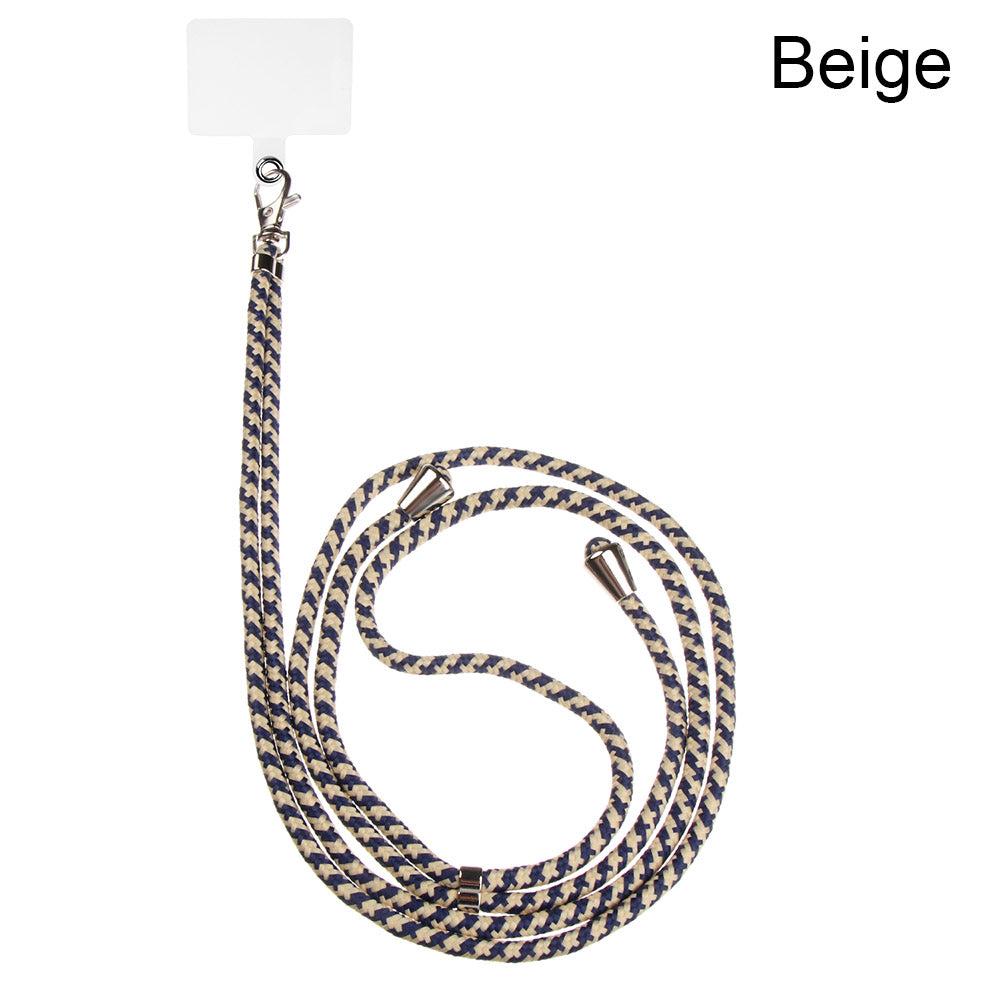 Universal Cell Phone Lanyards with Adjustable Detachable Nylon Neck Crossbody Lanyard with Transparent Durable Pads