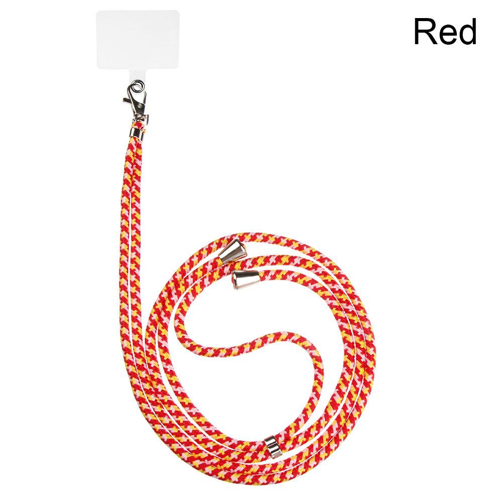 Universal Cell Phone Lanyards with Adjustable Detachable Nylon Neck Crossbody Lanyard with Transparent Durable Pads