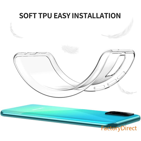 Image of Samsung Galaxy A01 Core A11 A21 A21S A31 A41 Ultra thin Phone Back Funda for A51 A71 A81 A91 5G 360 Full Cover Case Soft TPU Bags